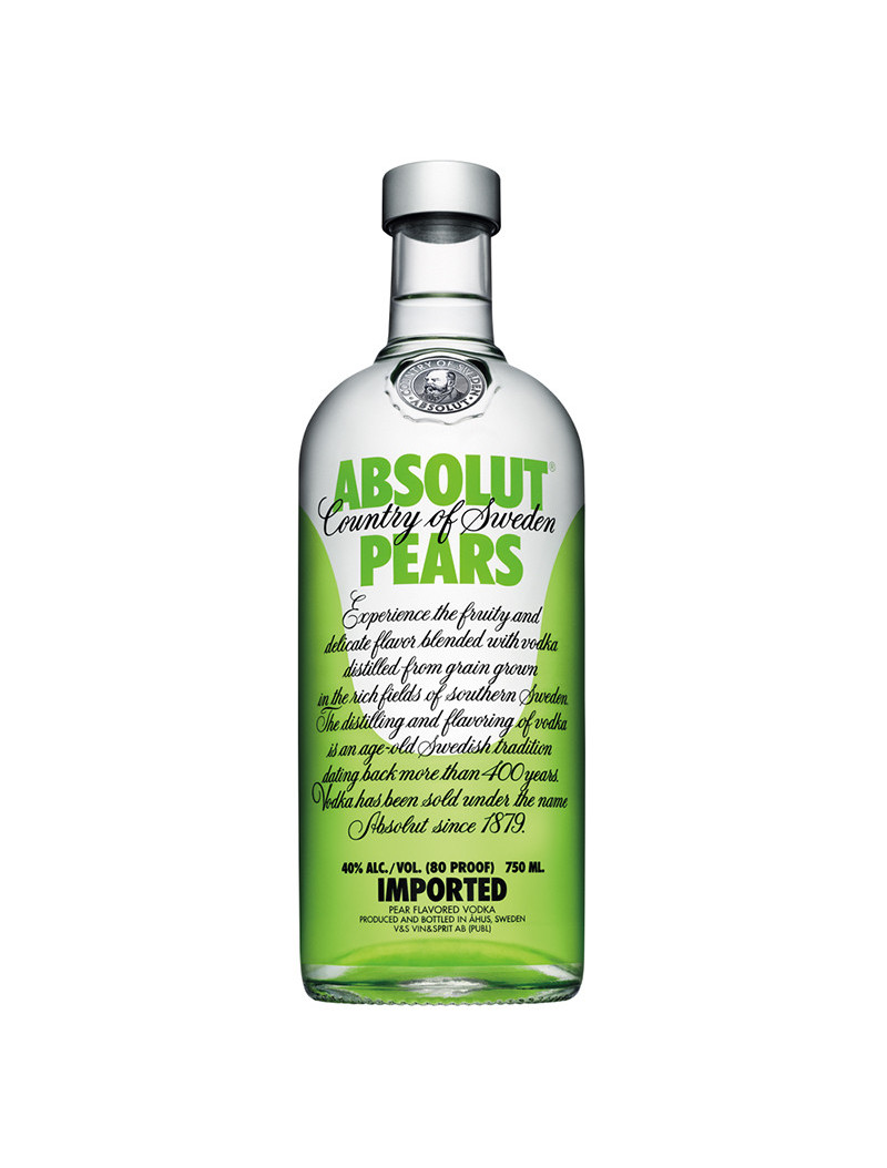 VODKA ABSOLUT PEARS .750