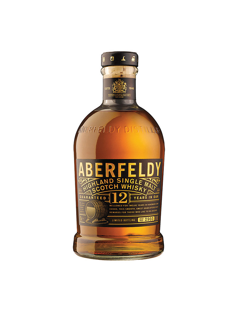 WHISKY 12 ABERFELDY SINGLE MALT .750