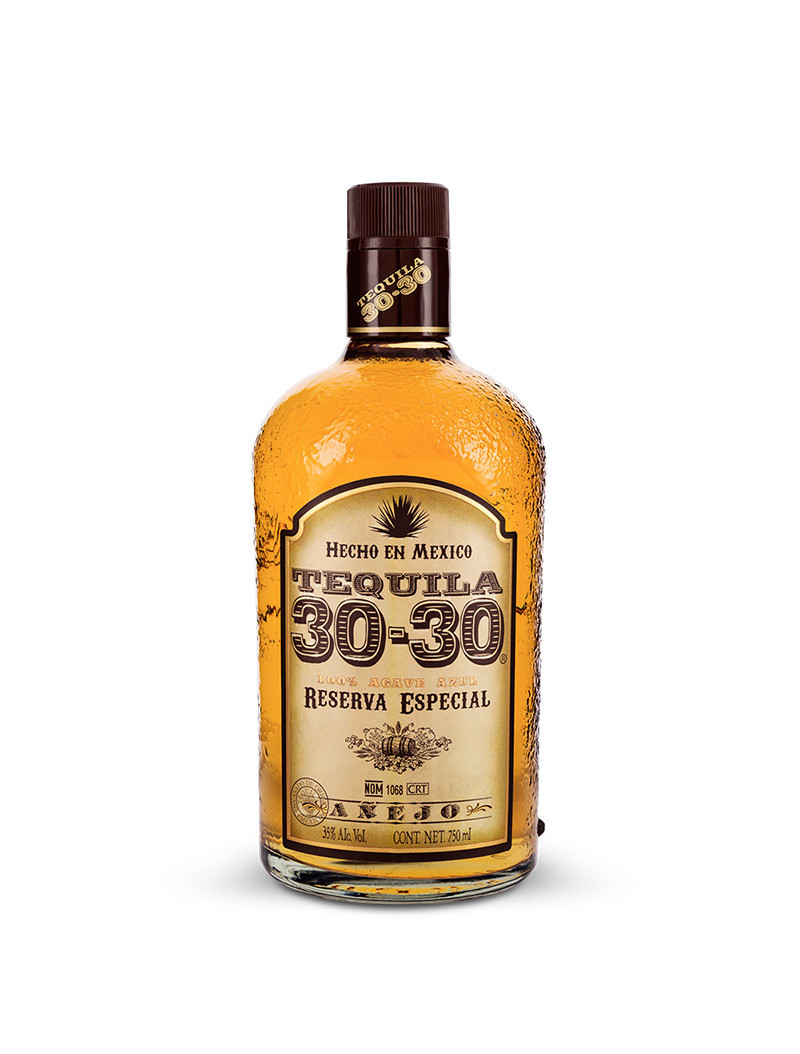 TEQUILA 30-30 AÑEJO .100% .750