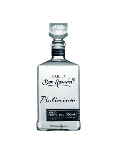 TEQUILA AÑEJO 100% CRISTALINO DON RAMON PLATINIUM .700