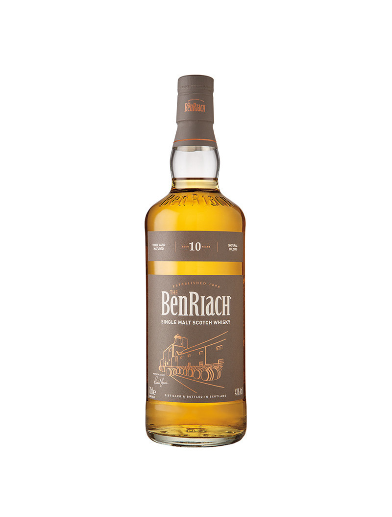 WHISKY 10 BENRIACH SINGLE MALT .750