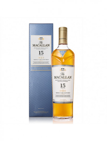 WHISKY 15 THE MACALLAN TRIPLE CASK .700