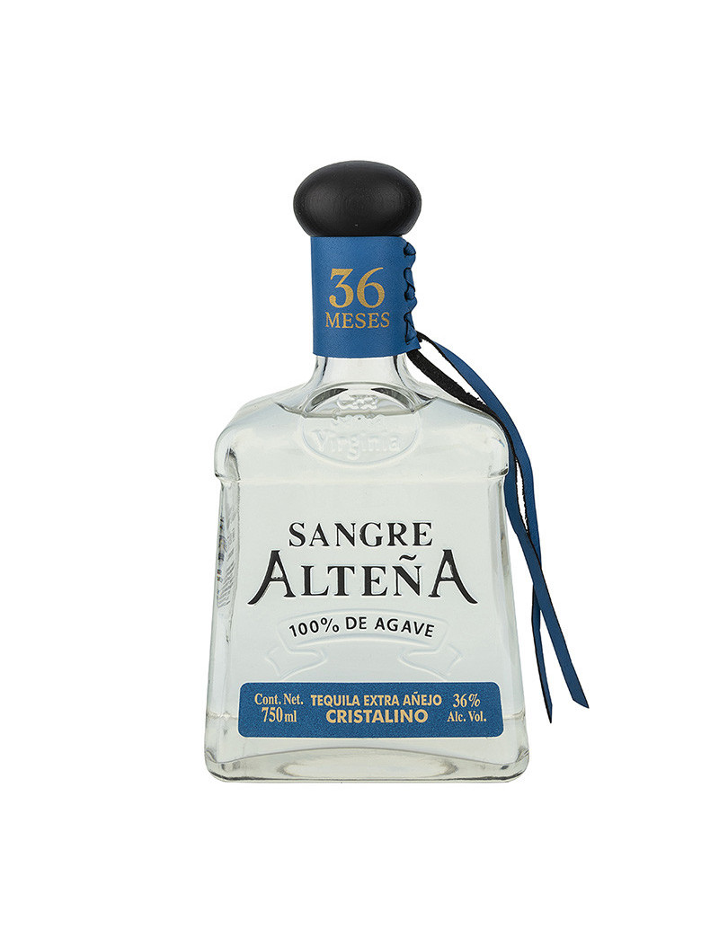 TEQUILA EXTRA AÑEJO 100% SANGRE ALTEÑA CRISTALINO PREMIUM .750