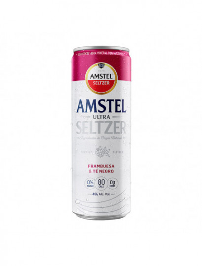 BEBIDA HARD SELTZER AMSTEL FRAMBUESA .355*