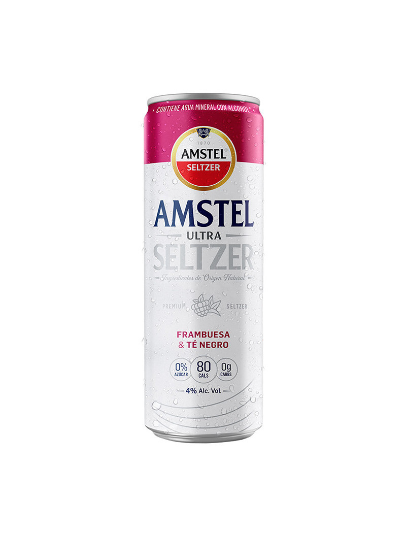 BEBIDA HARD SELTZER AMSTEL FRAMBUESA .355*