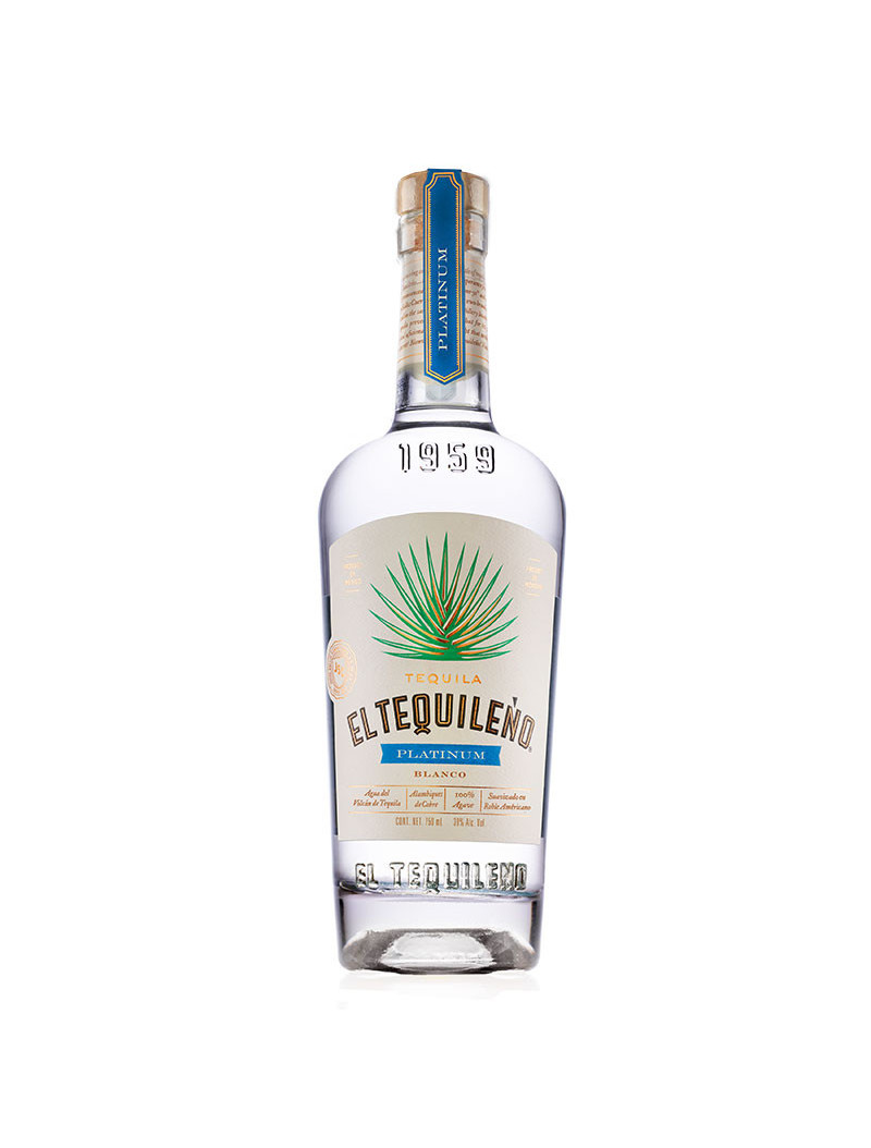 TEQUILA BCO. 100% TEQUILEÑO PLATINUN PREMIUM CHAPINGO .750