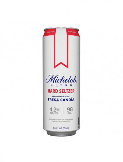 BEBIDA HARD SELTZER MICHELOB FRESA .355*