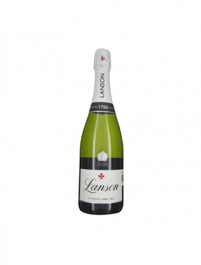 CHAMPAGNE WHITE LABEL SEC LANSON .750