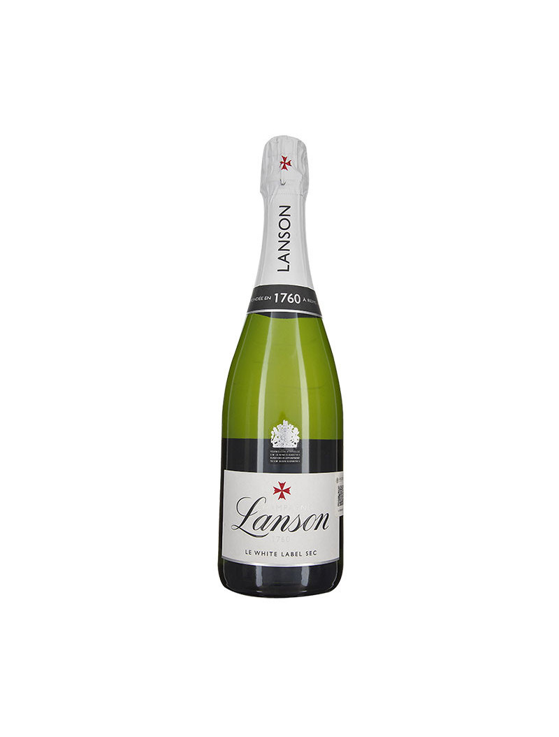 CHAMPAGNE WHITE LABEL SEC LANSON .750