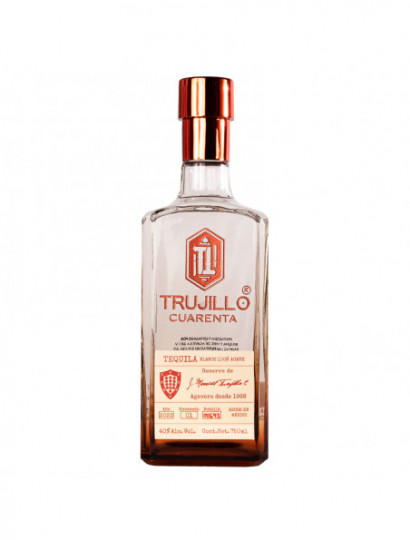 TEQUILA BCO.100% TRUJILLO CUARENTA .750