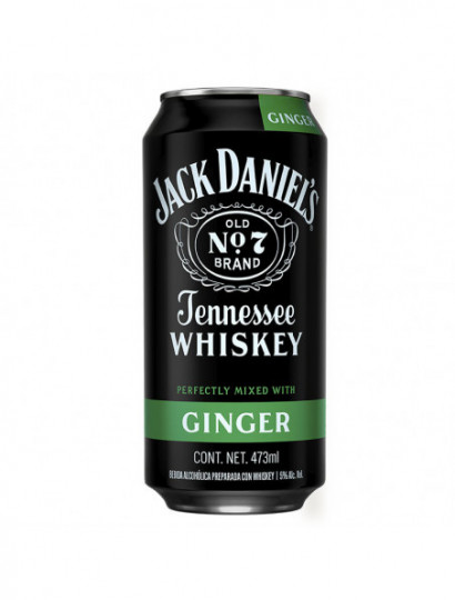 BEBIDA JACK DANIEL`S GINGER .473