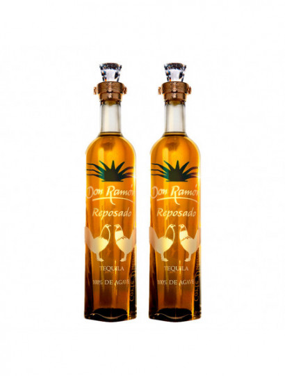 TEQUILA REP.100% DON RAMON PUNTA DIAMANTE .750 2 BOT.+TEQUILA BCO.100% DON RAMON TAMARINDO .750