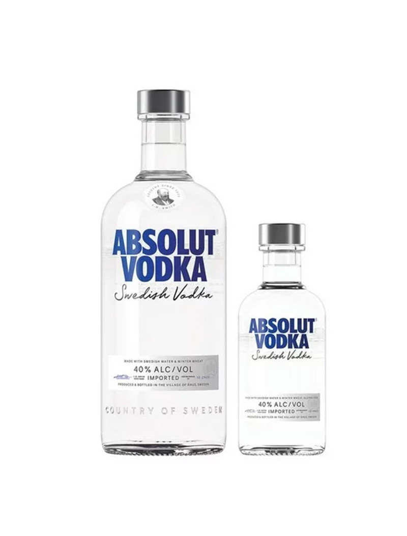 VODKA ABSOLUT .750 C/.200