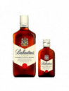 WHISKY BALLANTINES FINEST .750 C/.375