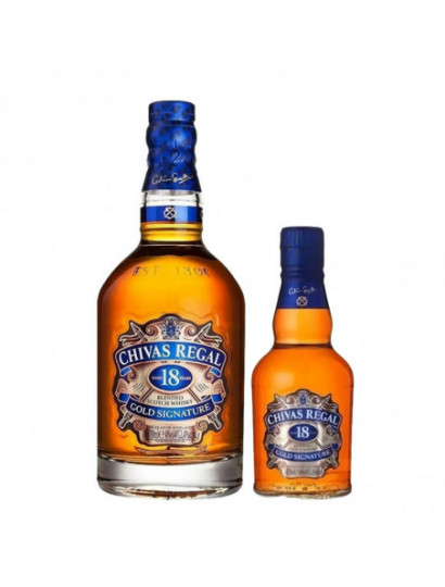 WHISKY 18 CHIVAS REGAL .750 C/ .200