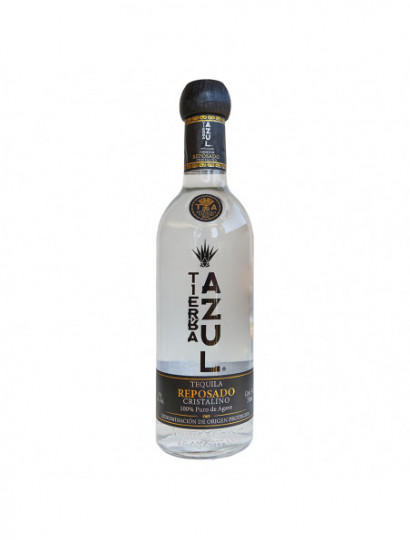 TEQUILA CRISTALINO REP.100% TIERRA AZUL .750