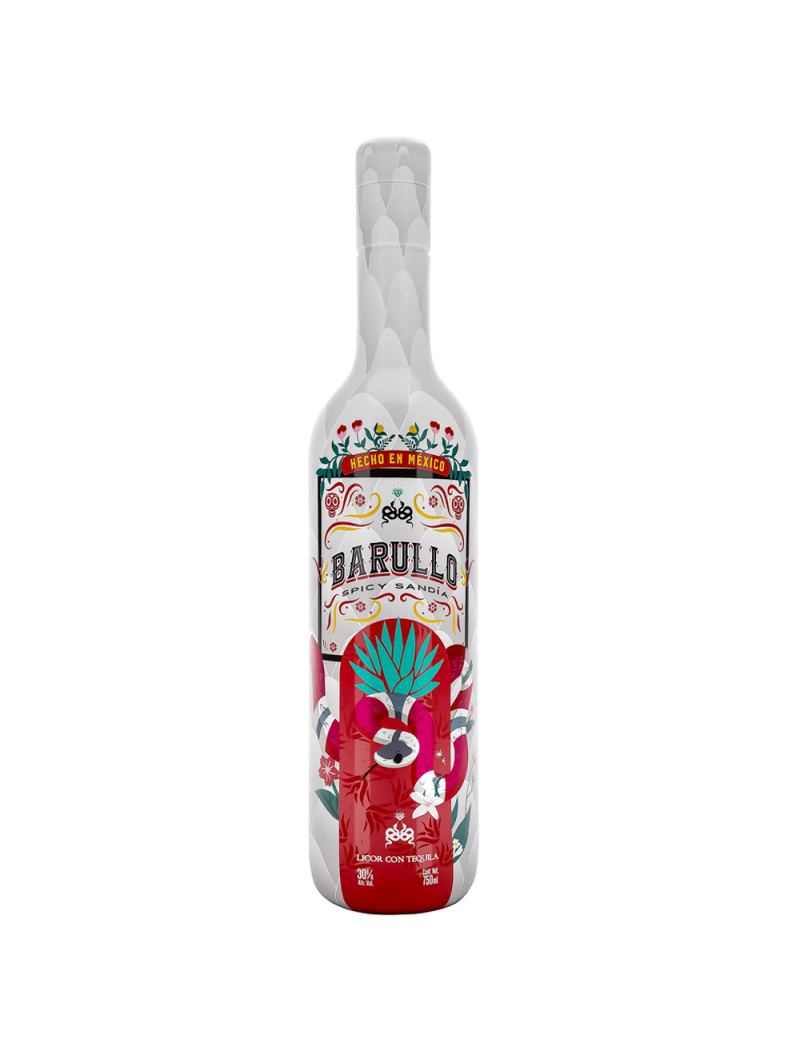 LICOR CON TEQUILA BARULLO SPICY SANDIA .750