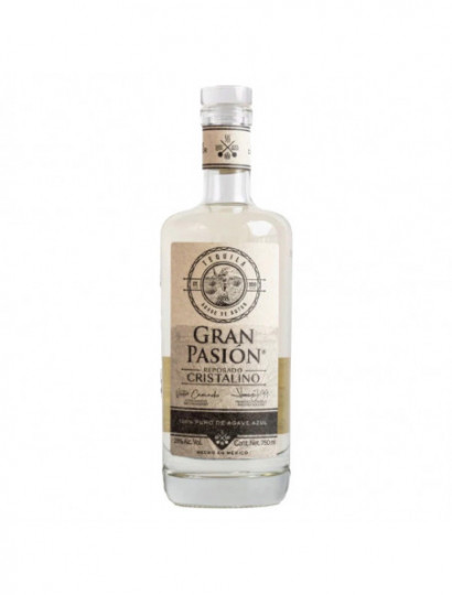 TEQUILA CRISTALINO REP.100% GRAN PASION .750