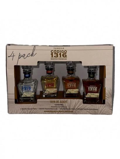 TEQUILA CODIGO 1316 FOUR PACK.050 C/U