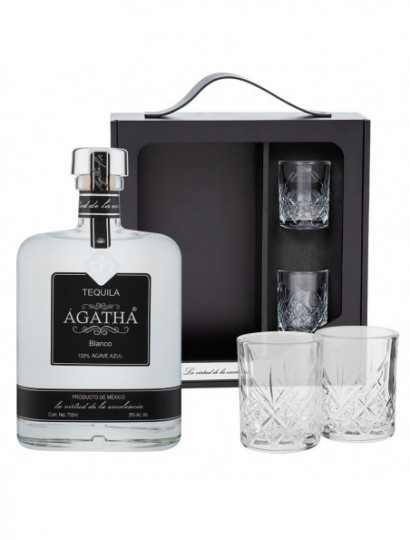 TEQUILA BCO.100% AGATHA .750 C/SHOTS