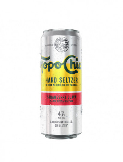 BEBIDA HARD SELTZER TOPO CHICO STRAWBERRY GUAVA .355