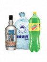 TEQUILA BCO.100% CAZADORES .950+REFRESCO SQUIRT N.R. 2.00+HIELO INUIT BOLSA 3 KG.