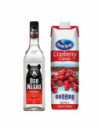 VODKA OSO NEGRO 1.00 + JUGO ARANDANO OCEAN SPRAY BRICK 1.000