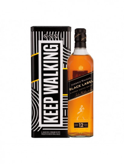 WHISKEY 12 E.NEGRA JOHNNIE WALKER .750 C/CANISTER