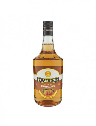 LICOR DE DURAZNO FLAMINGO 1.00