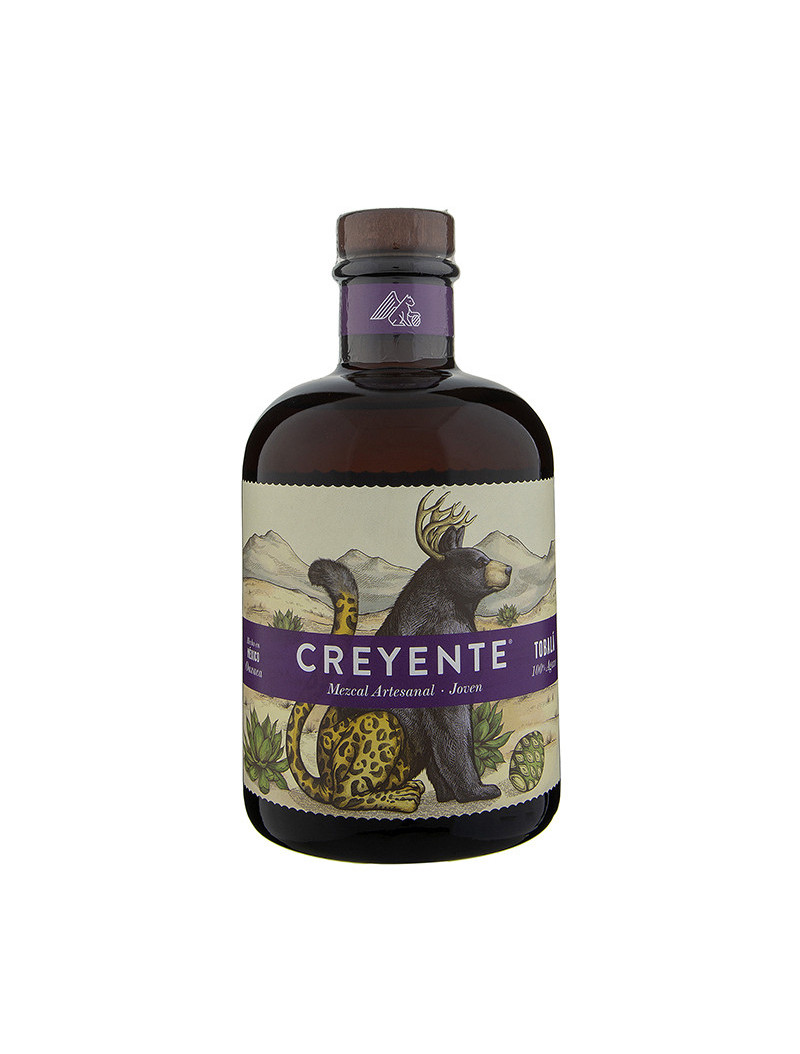 MEZCAL JOVEN 100% CREYENTE TOBALA .750