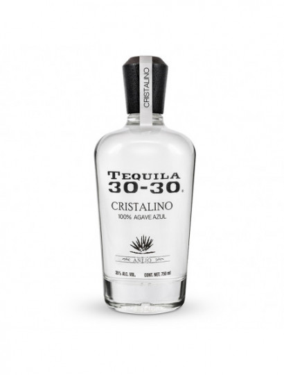 TEQUILA 30-30 CRISTALINO AÑEJO 100% .750