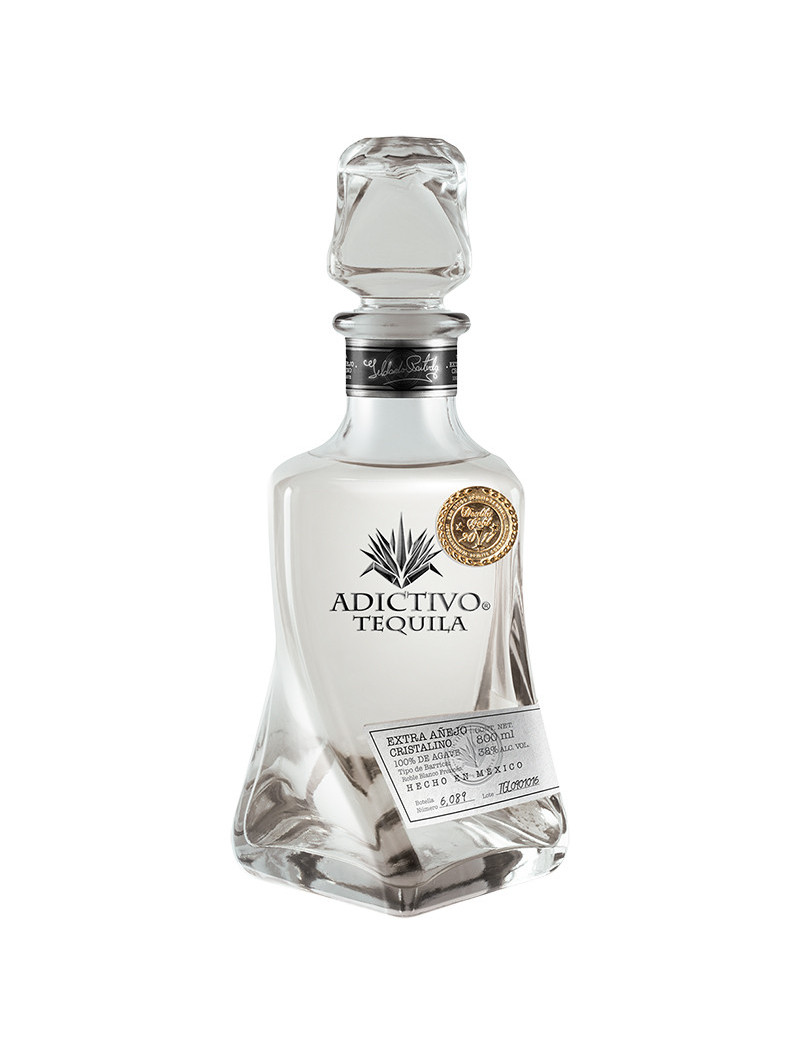 TEQUILA AÑEJO 100% CRISTALINO ADICTIVO .750