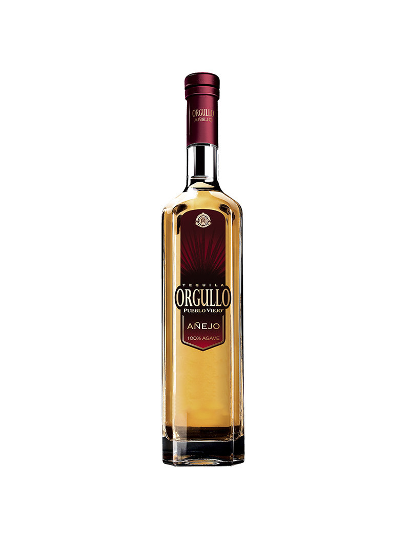 TEQUILA AÑEJO 100% ORGULLO PUEBLO VIEJO .750