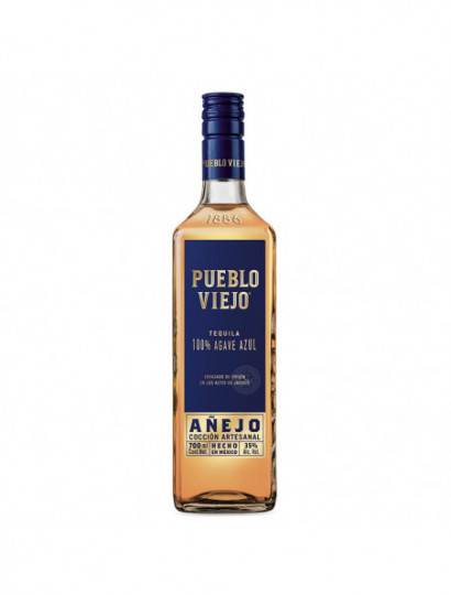 TEQUILA AÑEJO 100% PUEBLO VIEJO .750