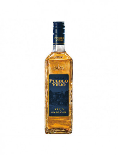 TEQUILA AÑEJO 100% PUEBLO VIEJO 1.00