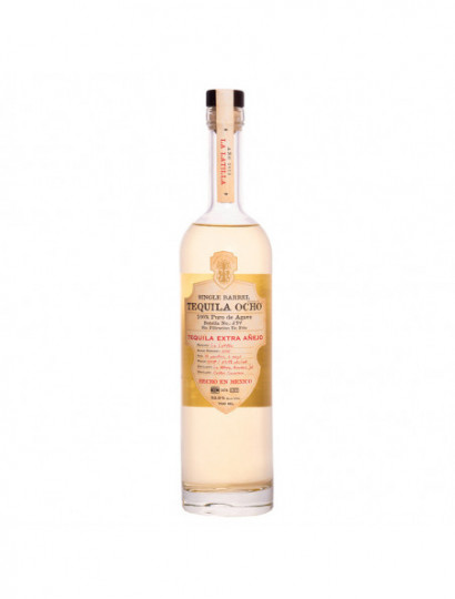 TEQUILA AÑEJO100% OCHO SI GLE BARREL .750