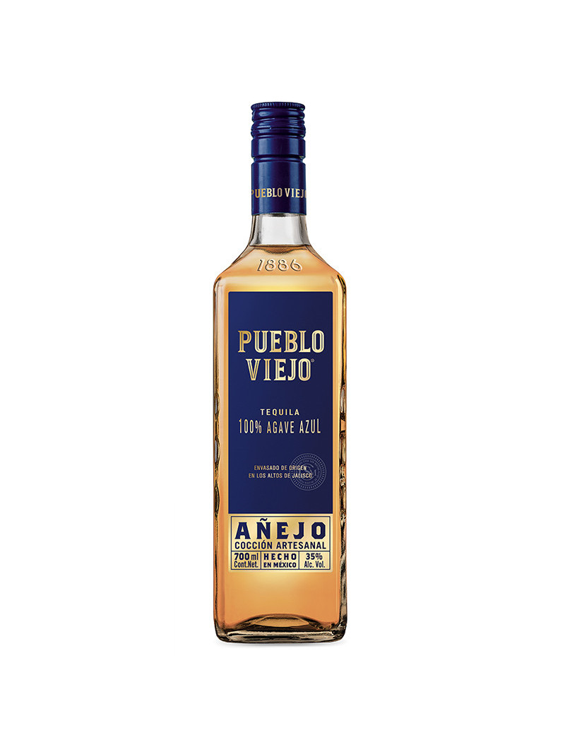 TEQUILA AÑEJO100% PUEBLO VIEJO .950